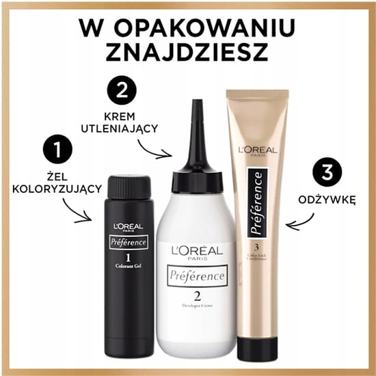 L’Oréal Preference Farba Do Włosów 6.21 Zurich Zimny Bardzo Jasny Brąz 2szt.