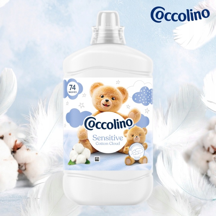 Coccolino Fresh Silk Lily 1702ml + 930669 Coccolino Sensitive Cotton Cloud 1702ml + 930638 Coccolino Fresh Happy Yellow 1702ml