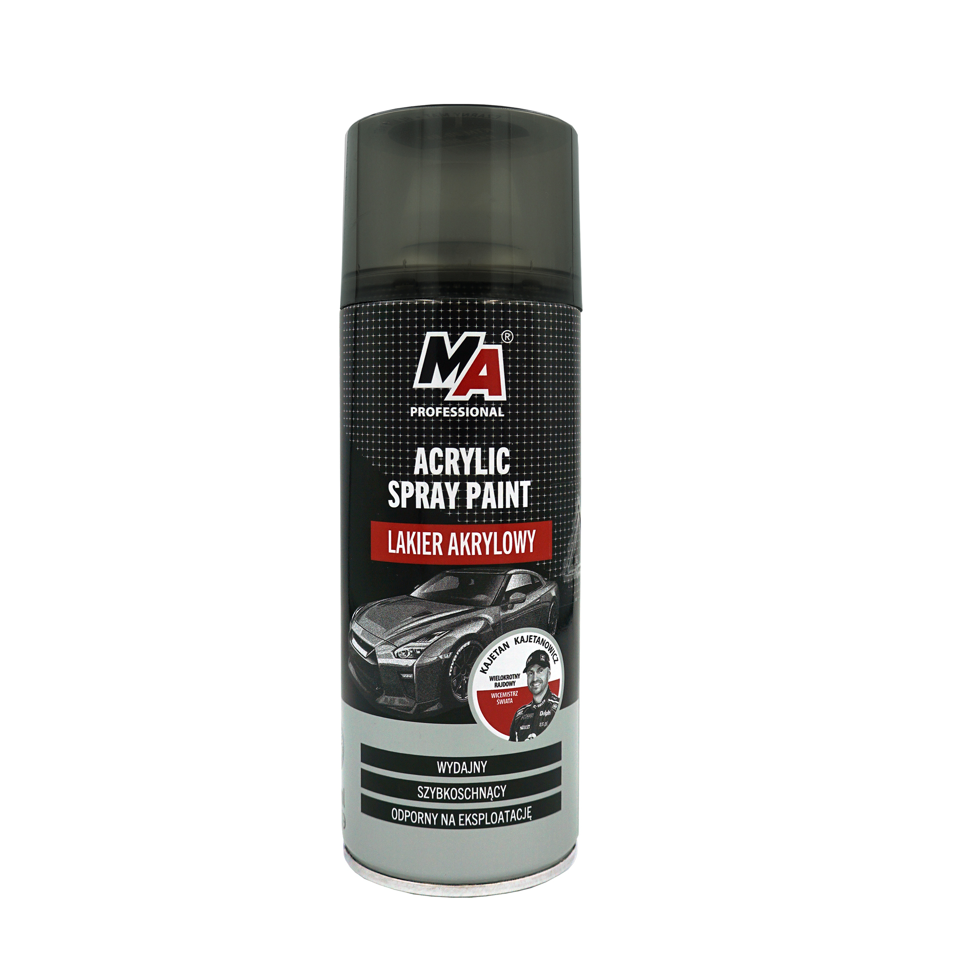 MA PROFESSIONAL – Lakier akrylowy Czarny Połysk 400ml