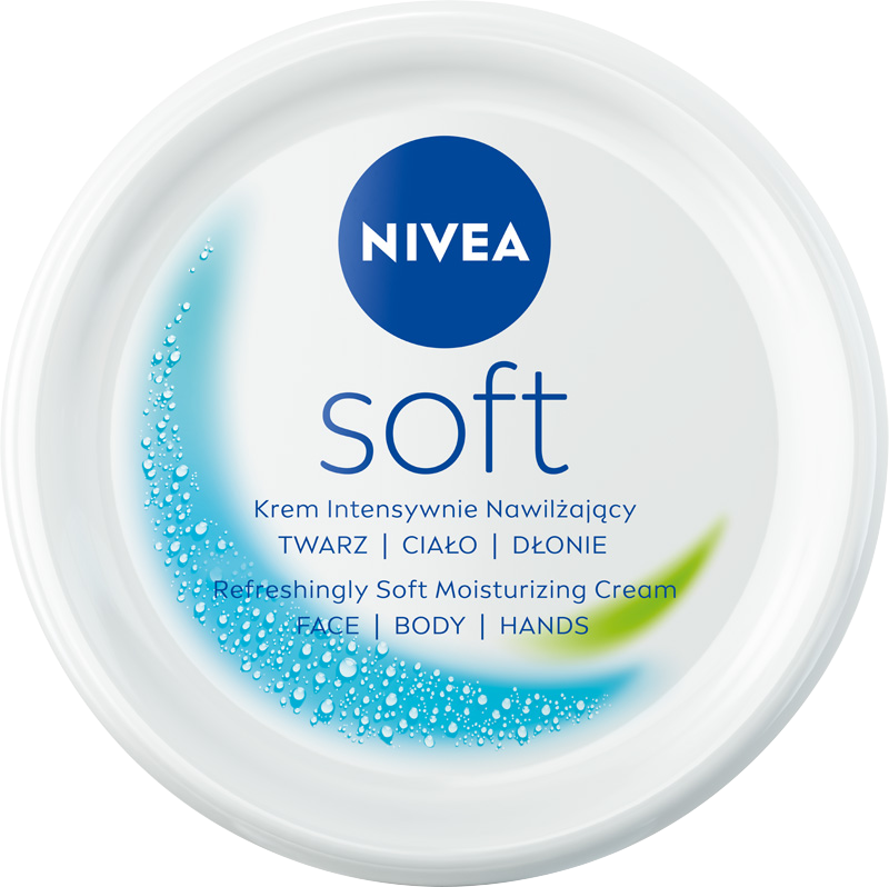 NIVEA Soft Krem do twarzy, ciała i rąk intensywnie nawilżający 50 ml