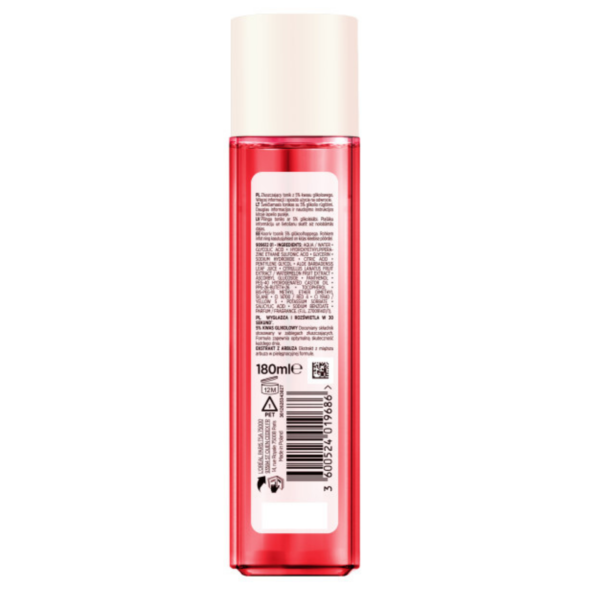 L’Oréal Paris Revitalift Złuszczający tonik z kwasem glikolowym 180 ml