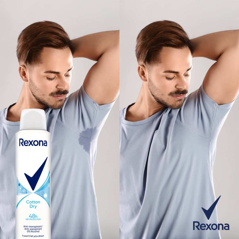 Rexona Cotton Dry antyperspirant w aerozolu dla kobiet 150 ml