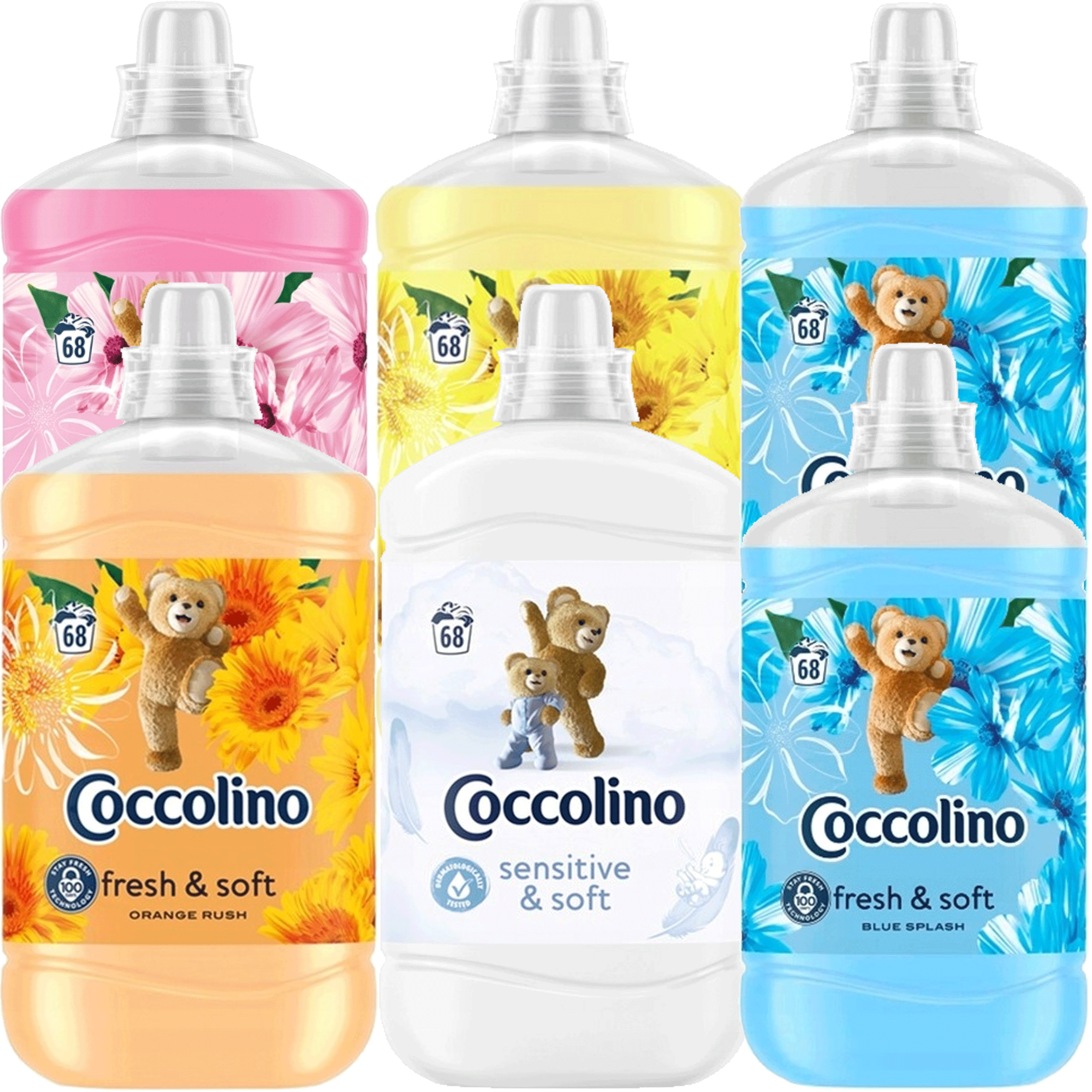 Coccolino Core Silk Lily 1,7l x6 MIX