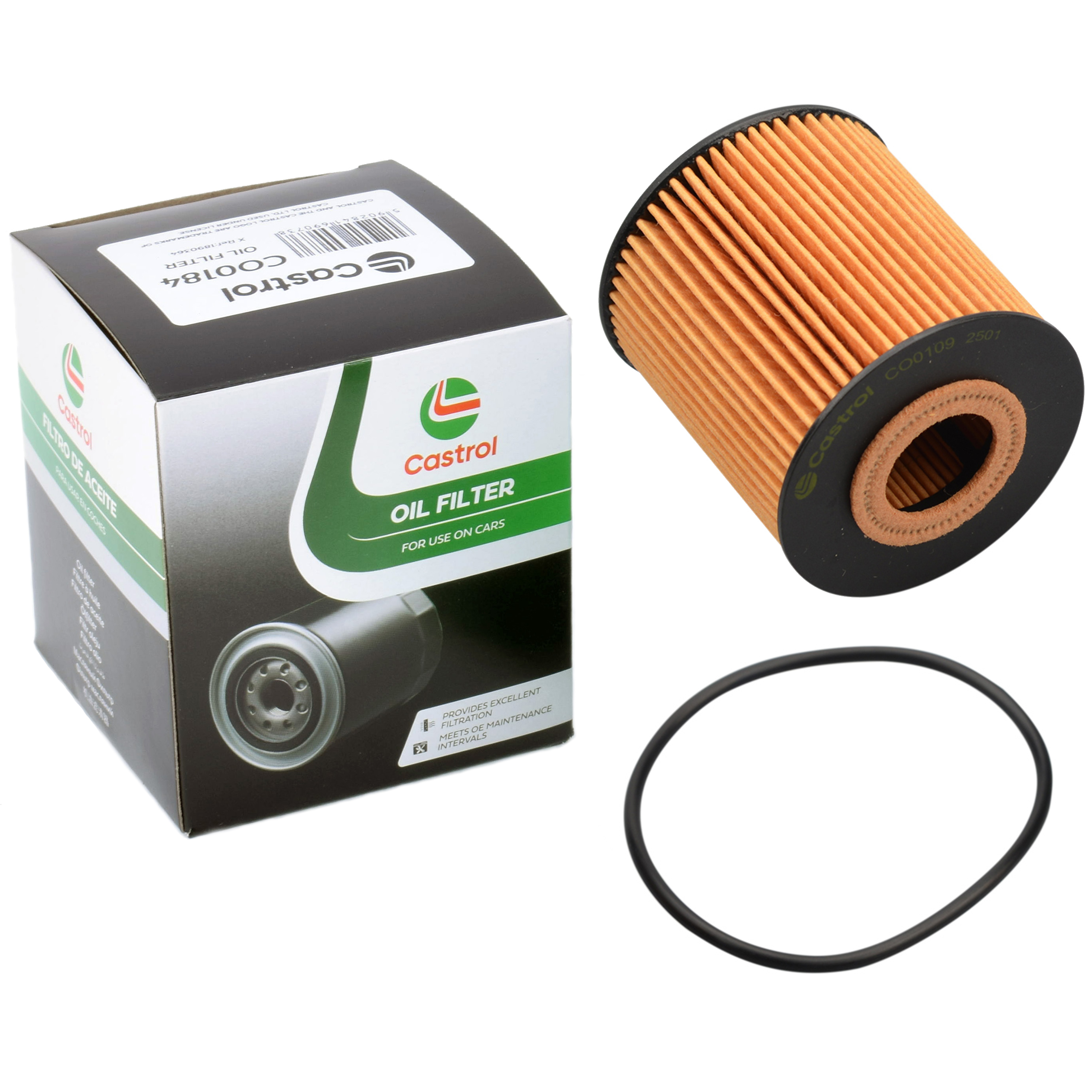 Castrol Filters Filtr Oleju CO0109 + Zawieszka Zapachowa gratis