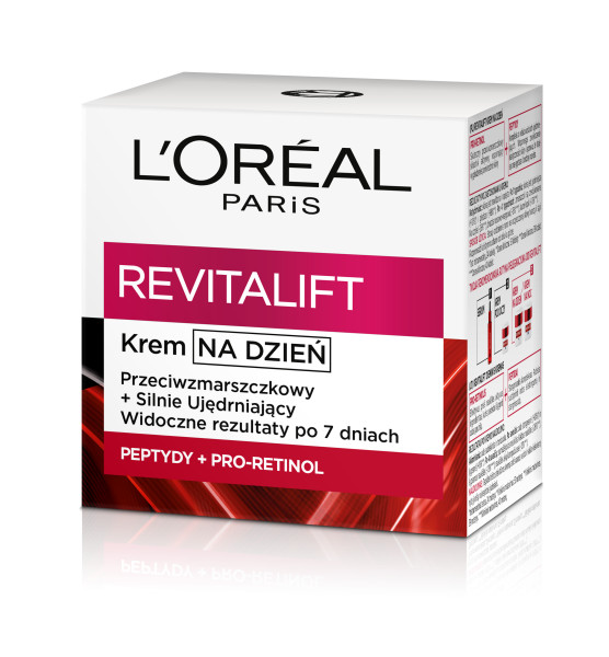 L’Oréal Revitalift Silnie Ujędrniający Krem Dzień z Pro-retinolem Peptydami 50ml