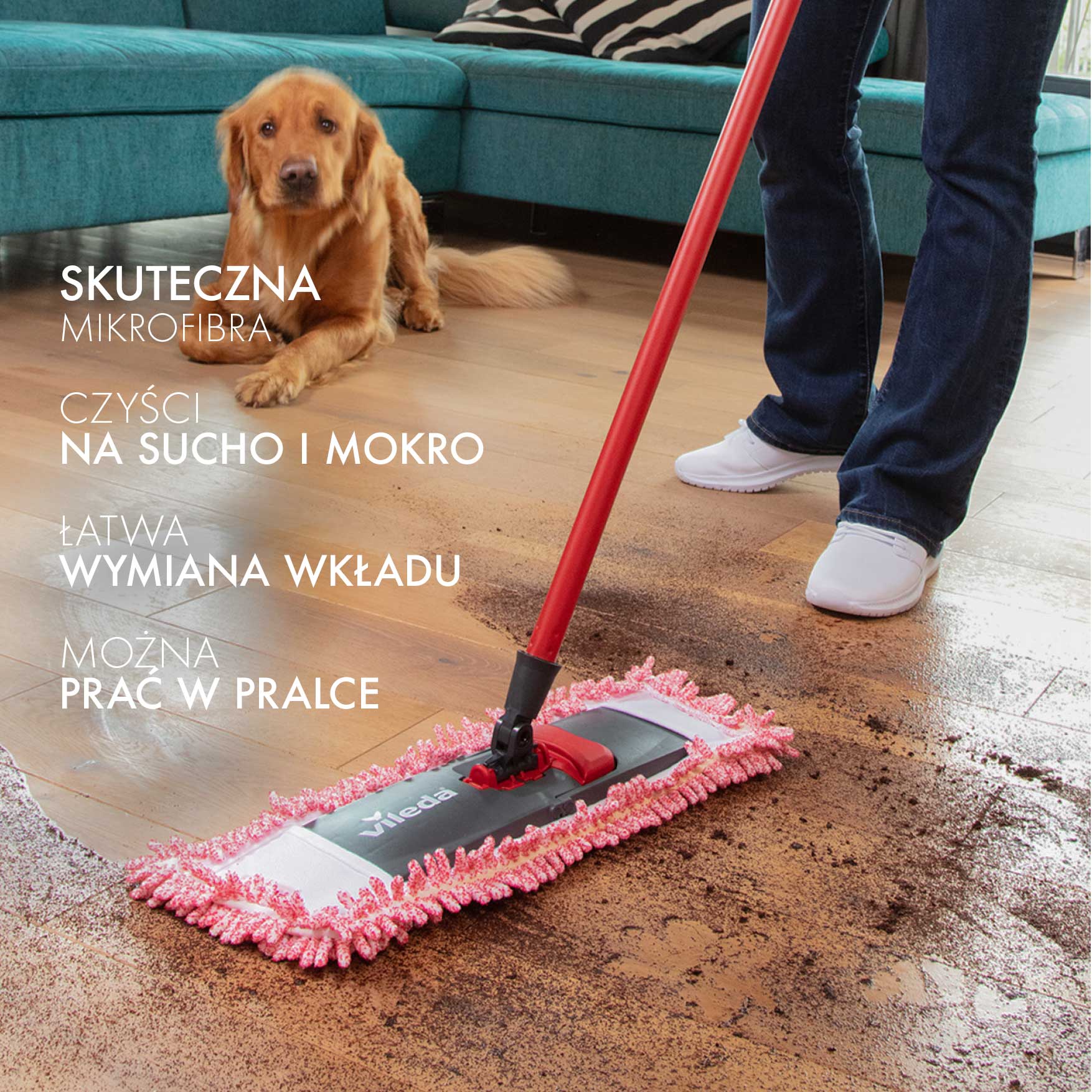 143616 Vileda Wkład do Mopa Chenille x3[zestaw]