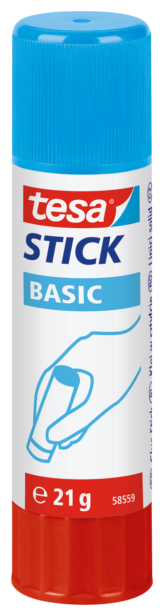 Klej biurowy szkolny do papieru w sztyfcie tesa basic 21 g