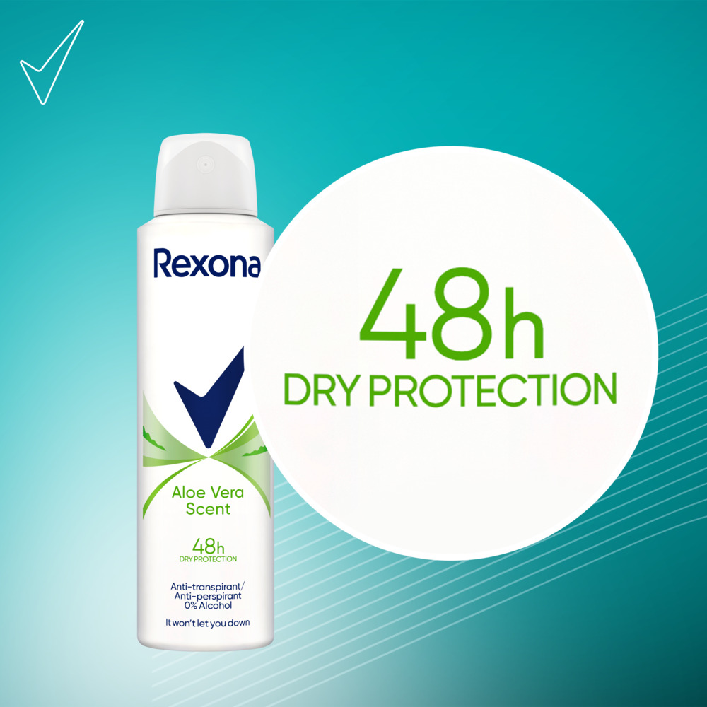 Rexona Aloe Vera antyperspirant damski w sprayu 150 ml