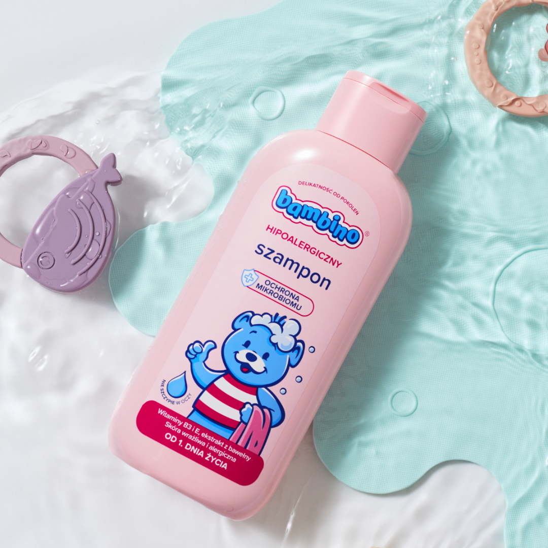 Bambino Szampon z witaminą B3 dla dzieci do ciała, włosów 400ml