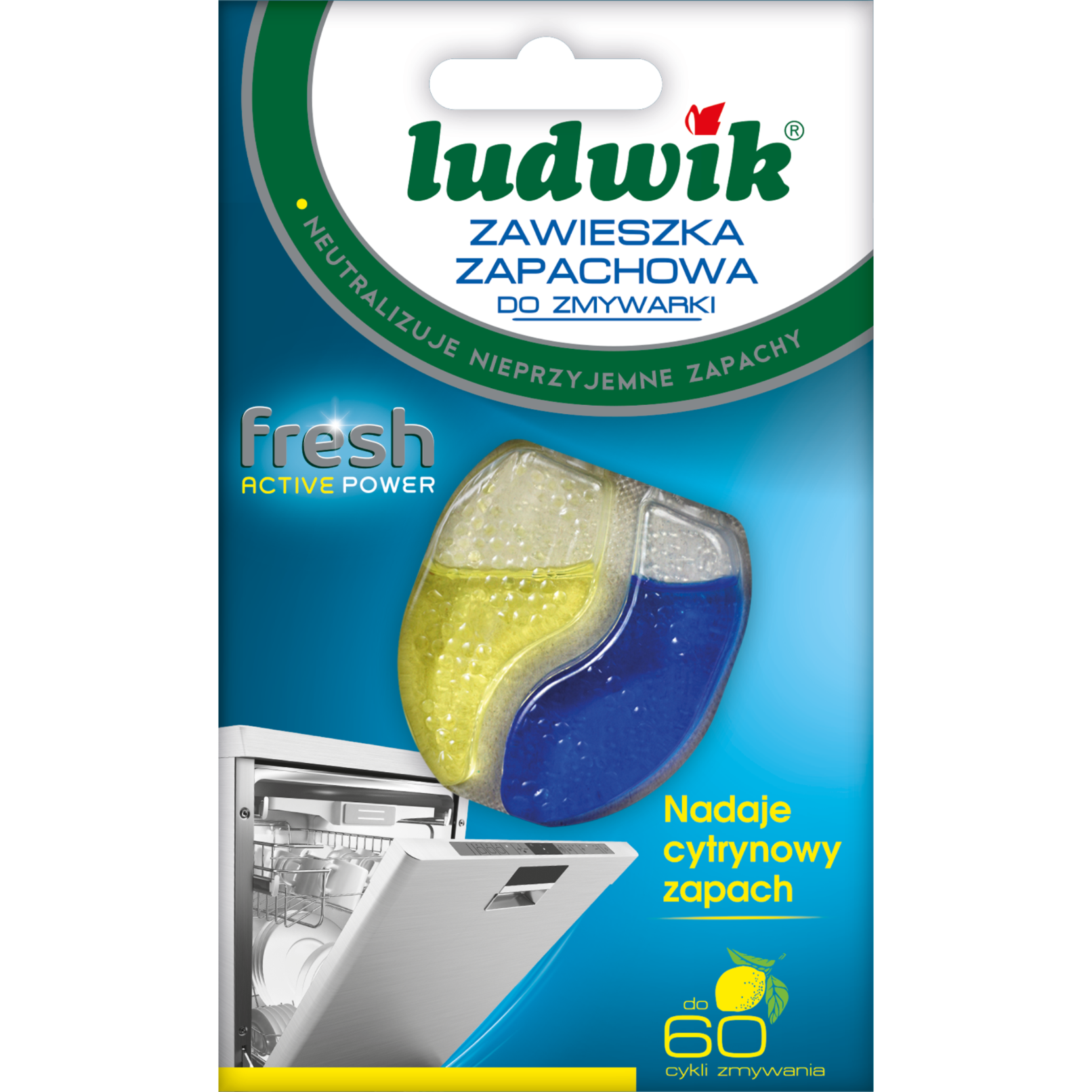 LUDWIK zawieszka zapachowa do zmywarki 6,6ml