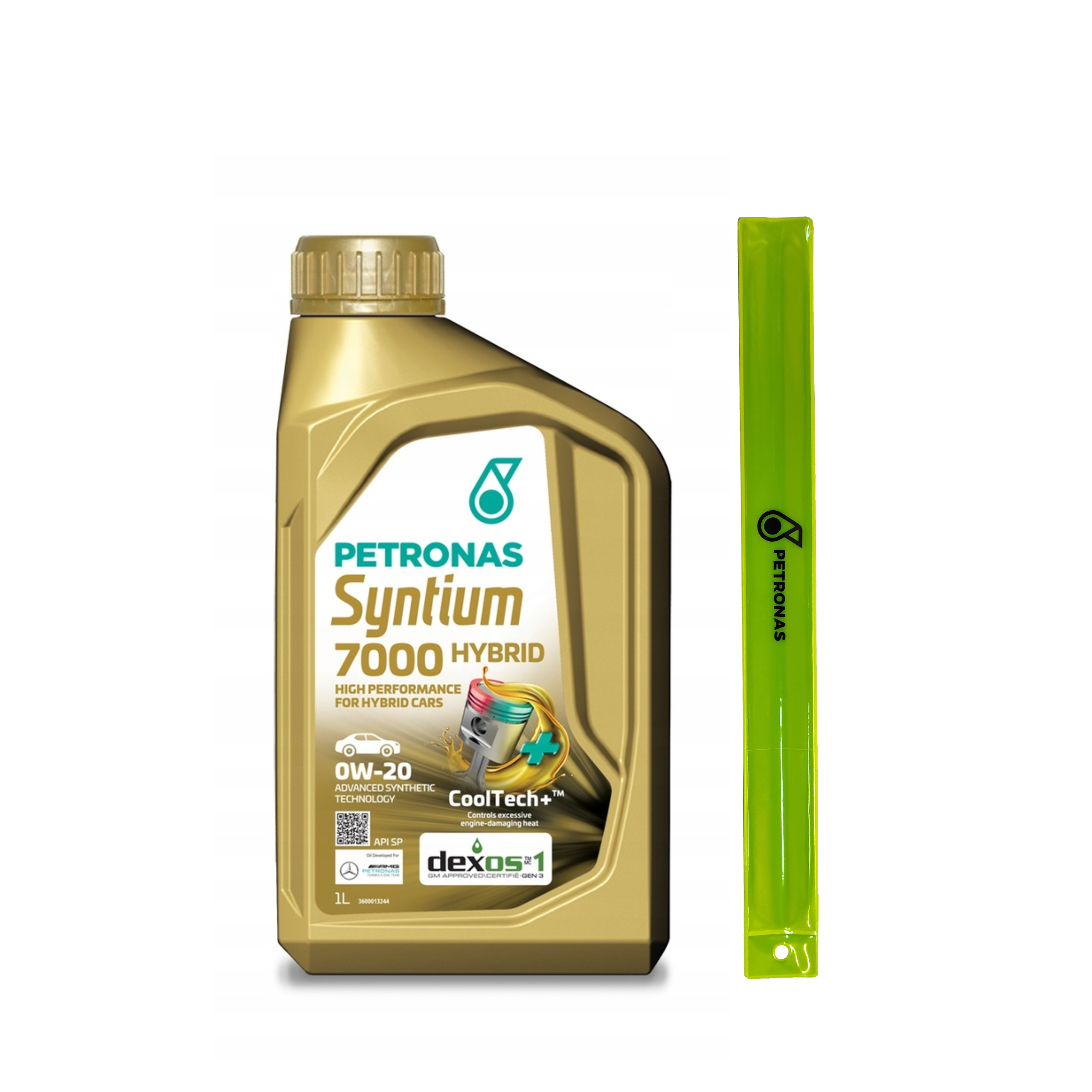 Olej Silnikowy PETRONAS Syntium 7000 HYBRID Dexos1 0W-20 1L + Opaska GRATIS