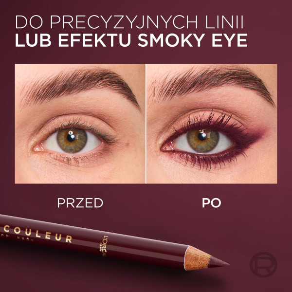 L’Oréal Haute Couleur Bordeaux Cashmere Matte Bordowa Kredka do Oczu