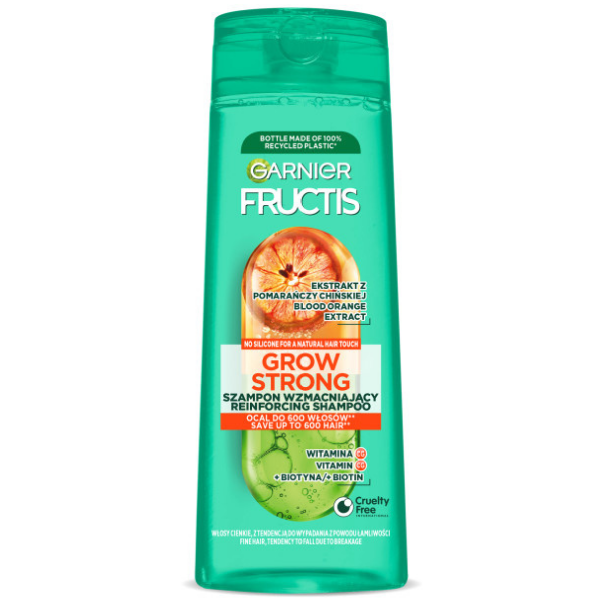 Garnier Fructis Grow Strong Orange szampon wzmacniający 400 ml