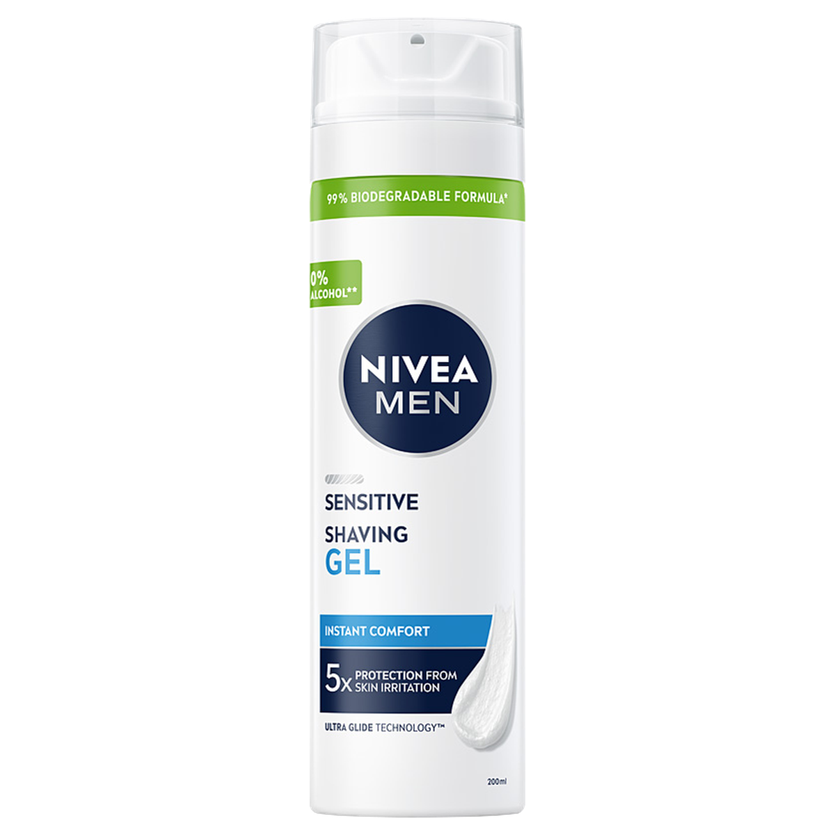 NIVEA MEN Sensitive Łagodzący żel do golenia dla mężczyzn 200ml