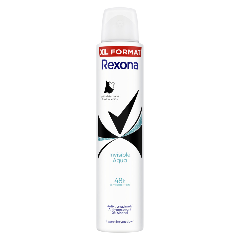 Rexona Motion Sense Invisible Aqua antyperspirant w aerozolu 200 ml