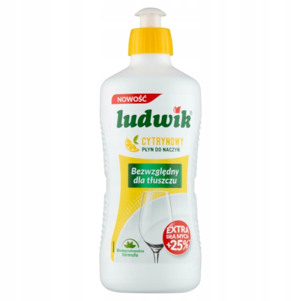 LUDWIK – płyn do naczyń Cytrynowy 450 g