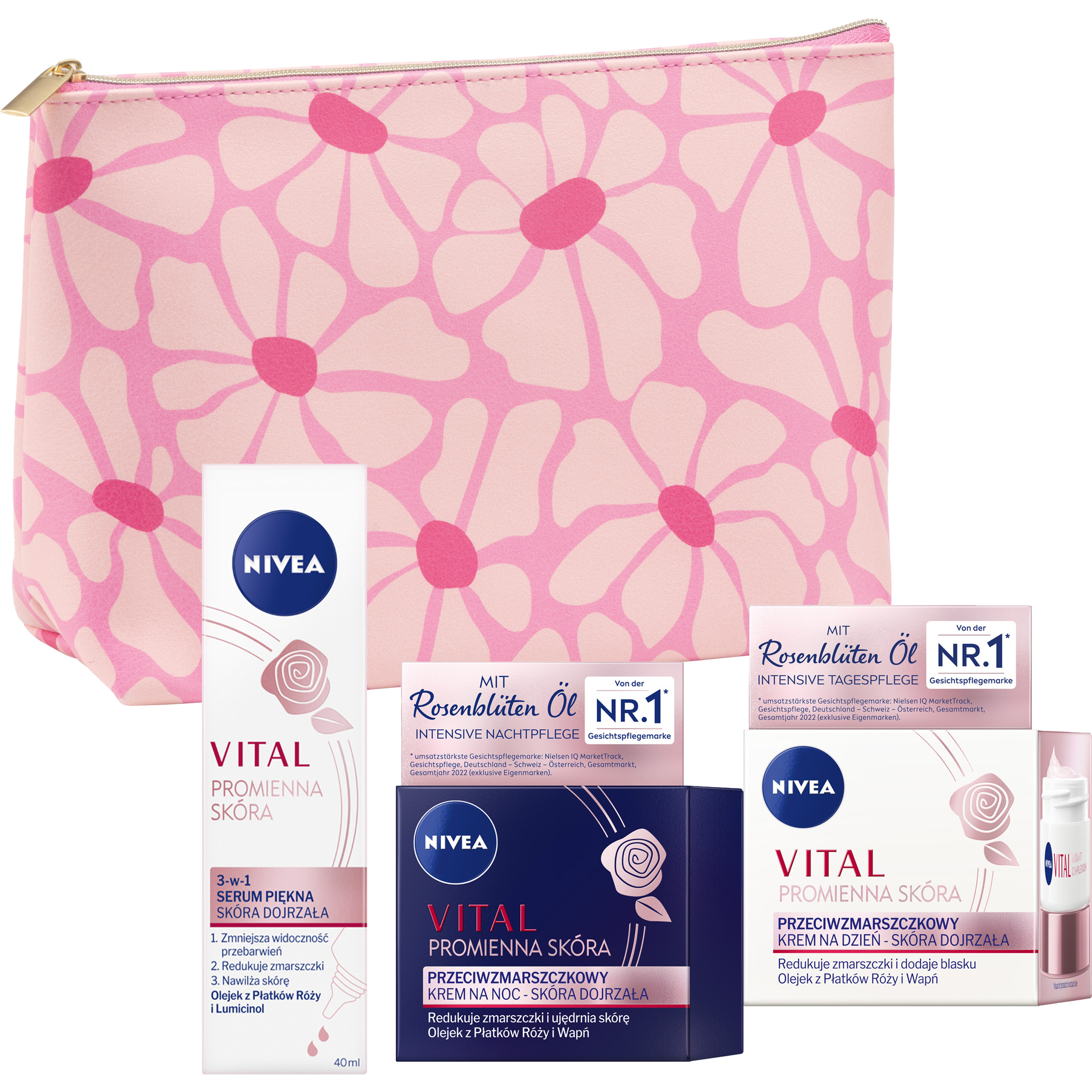 NIVEA VITAL PROMIENNA SKÓRA Przeciwzmarszczkowy krem na dzień i noc 50 ml