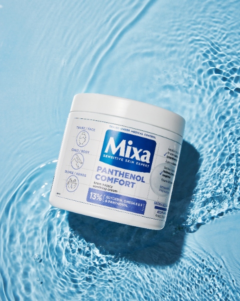 Mixa Panthenol Comfort Kojący Krem Ochronny do Twarzy Dłoni i Ciała 400 ml