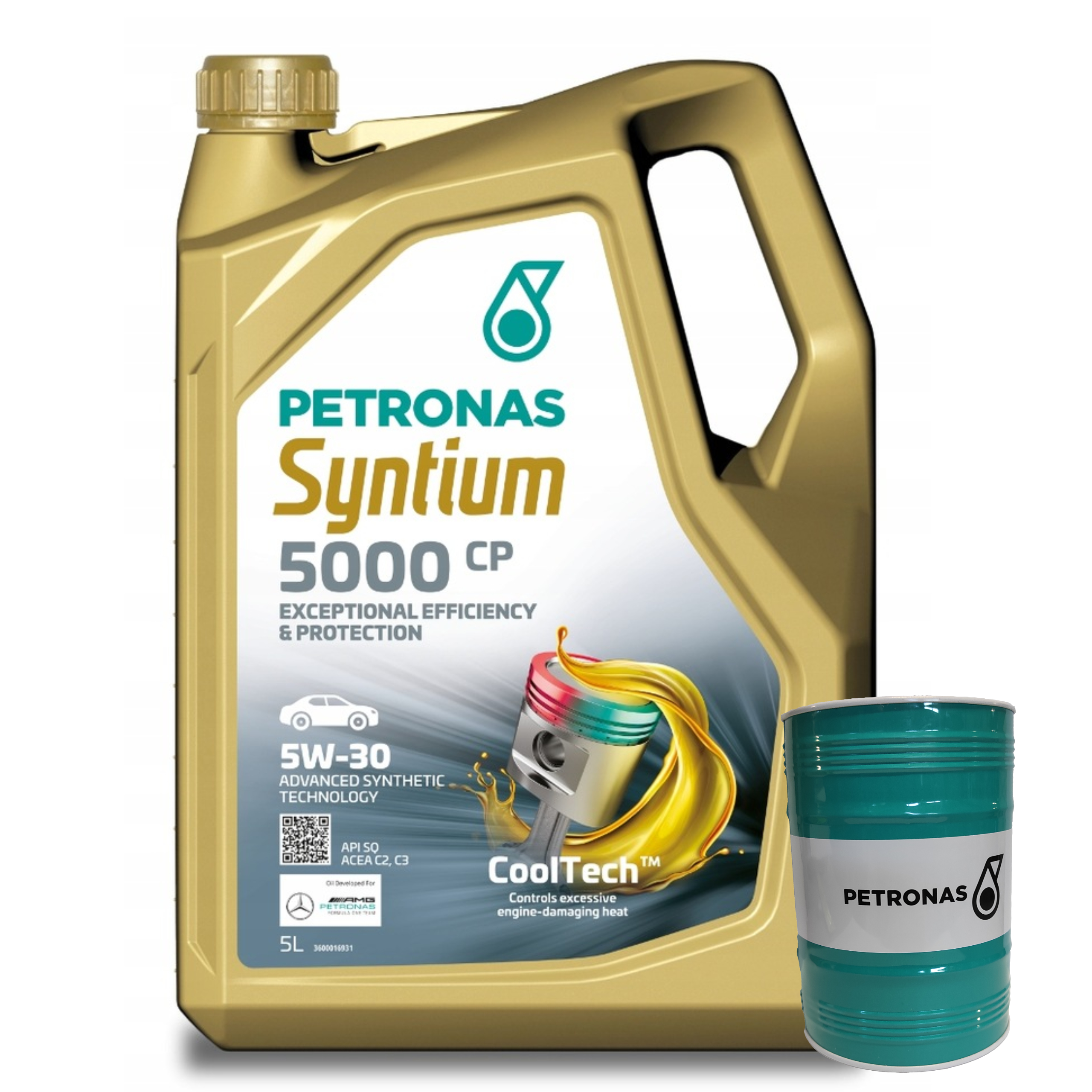 Olej Silnikowy PETRONAS Syntium 5000CP ACEA C2/C3 5W-30 5l+Skarbonka GRATIS