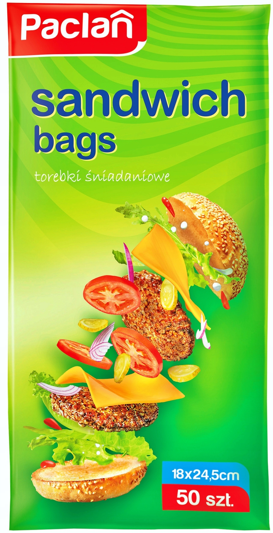 Paclan torebki śniadaniowe papierowe 50 szt.