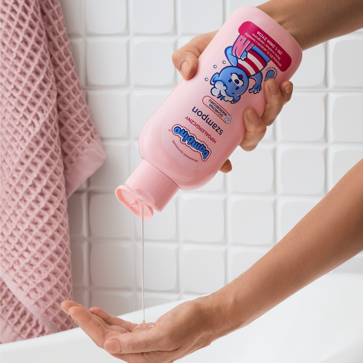 Bambino Szampon z witaminą B3 dla dzieci do ciała, włosów 400ml