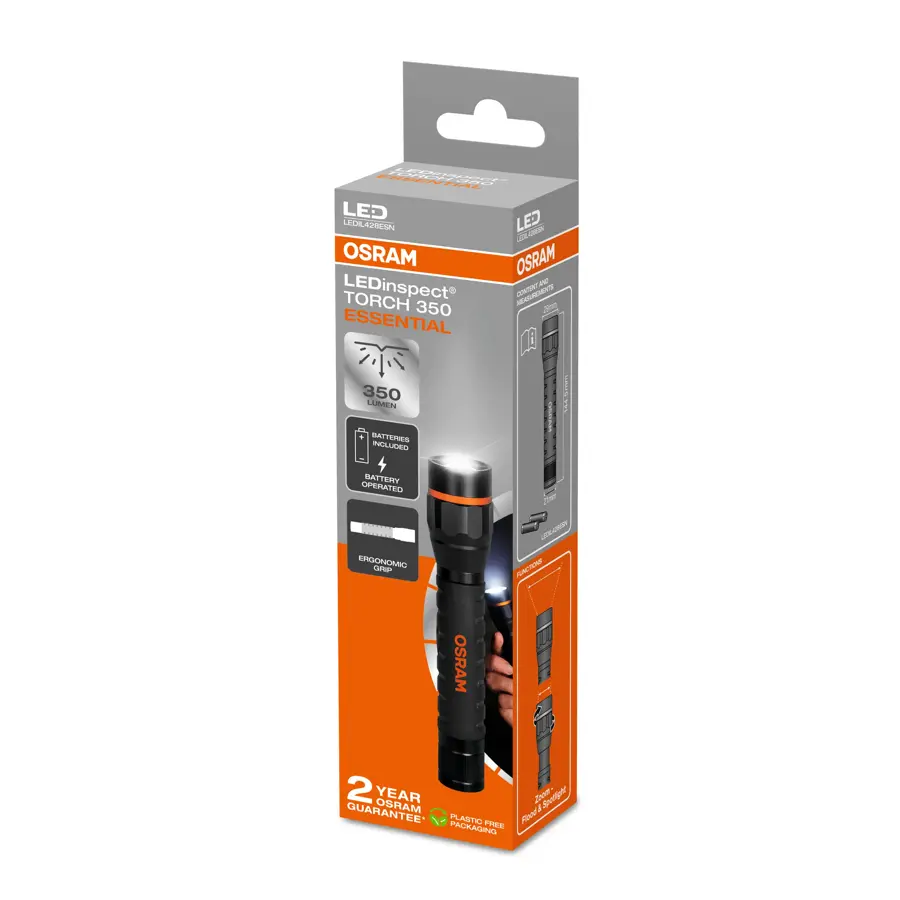OSRAM LEDinspect TORCH 350 ESSENTIAL latarka LED