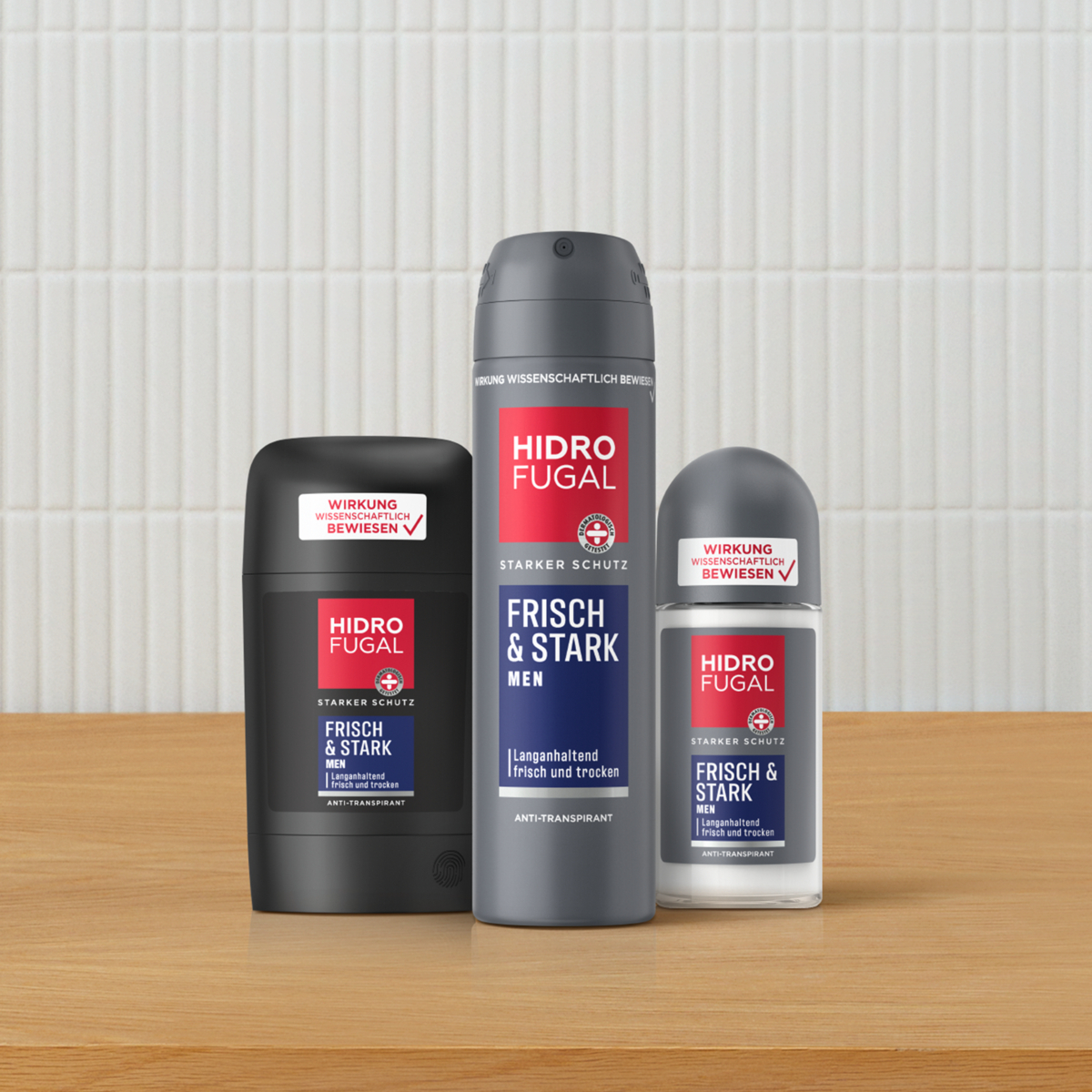 Hidrofugal MEN SILNA OCHRONA Frisch & Stark Antyperspirant w aerozolu 150ml
