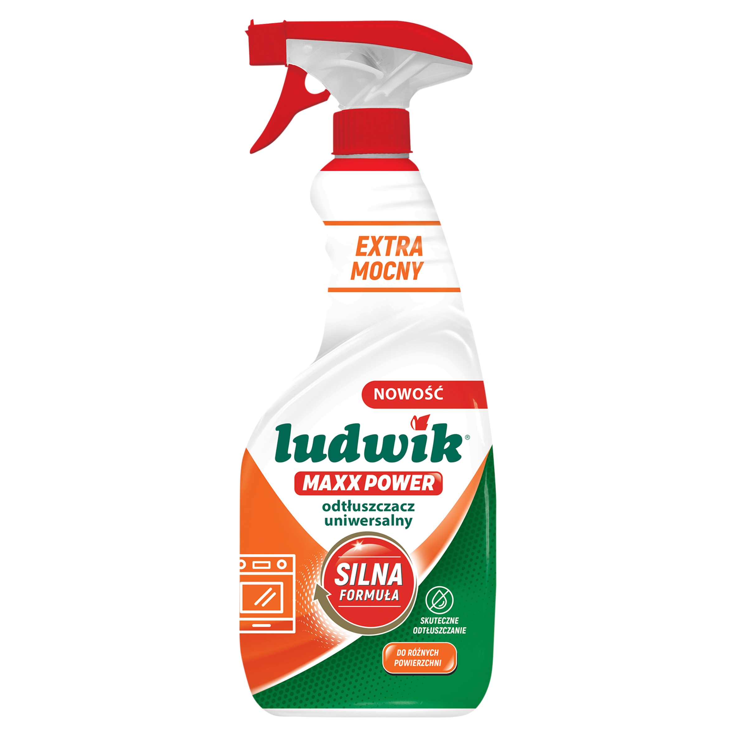 Ludwik MAXX POWER specjalista odtłuszczacz w sprayu 600 ml