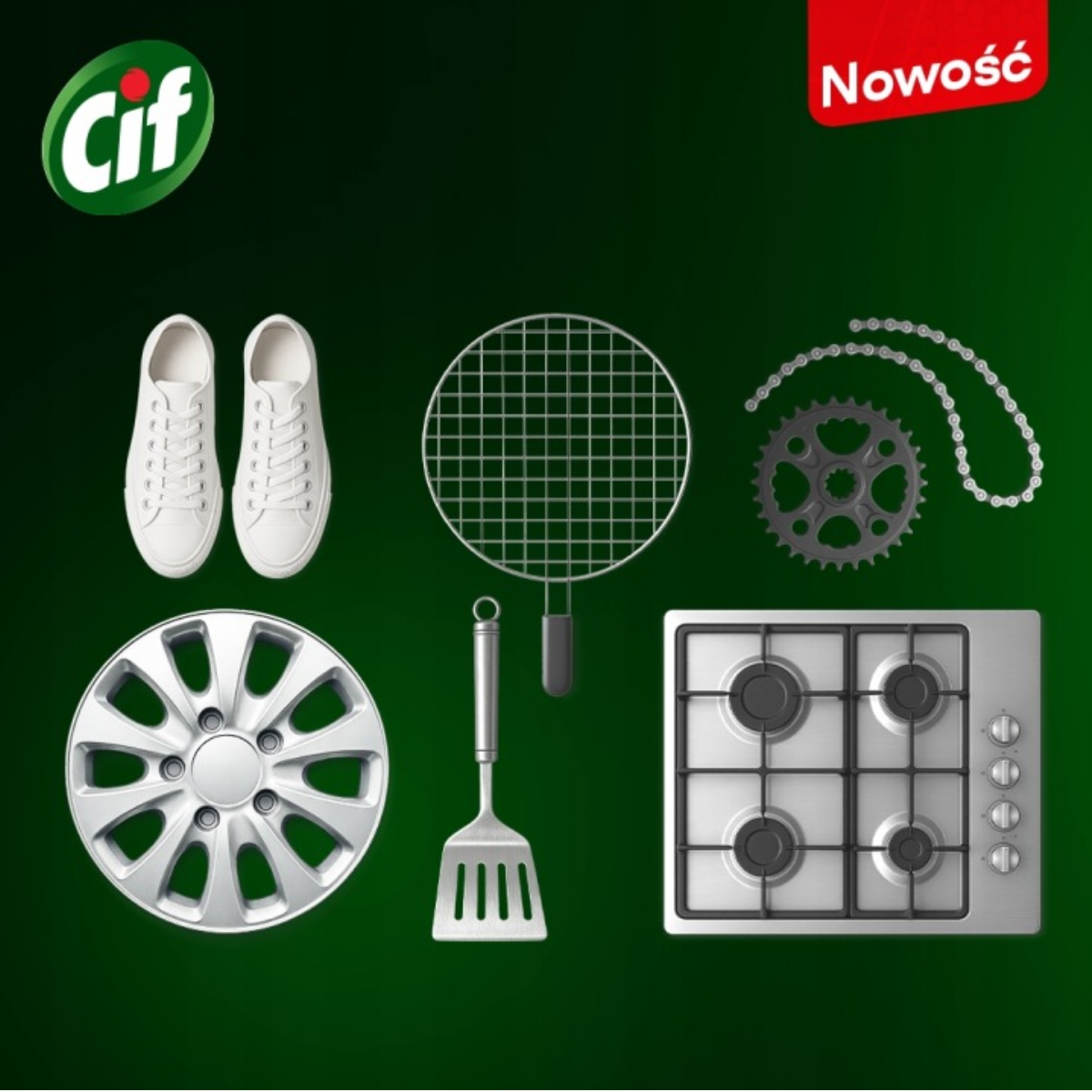 Cif Ultra Max odtłuszczacz 750ml green