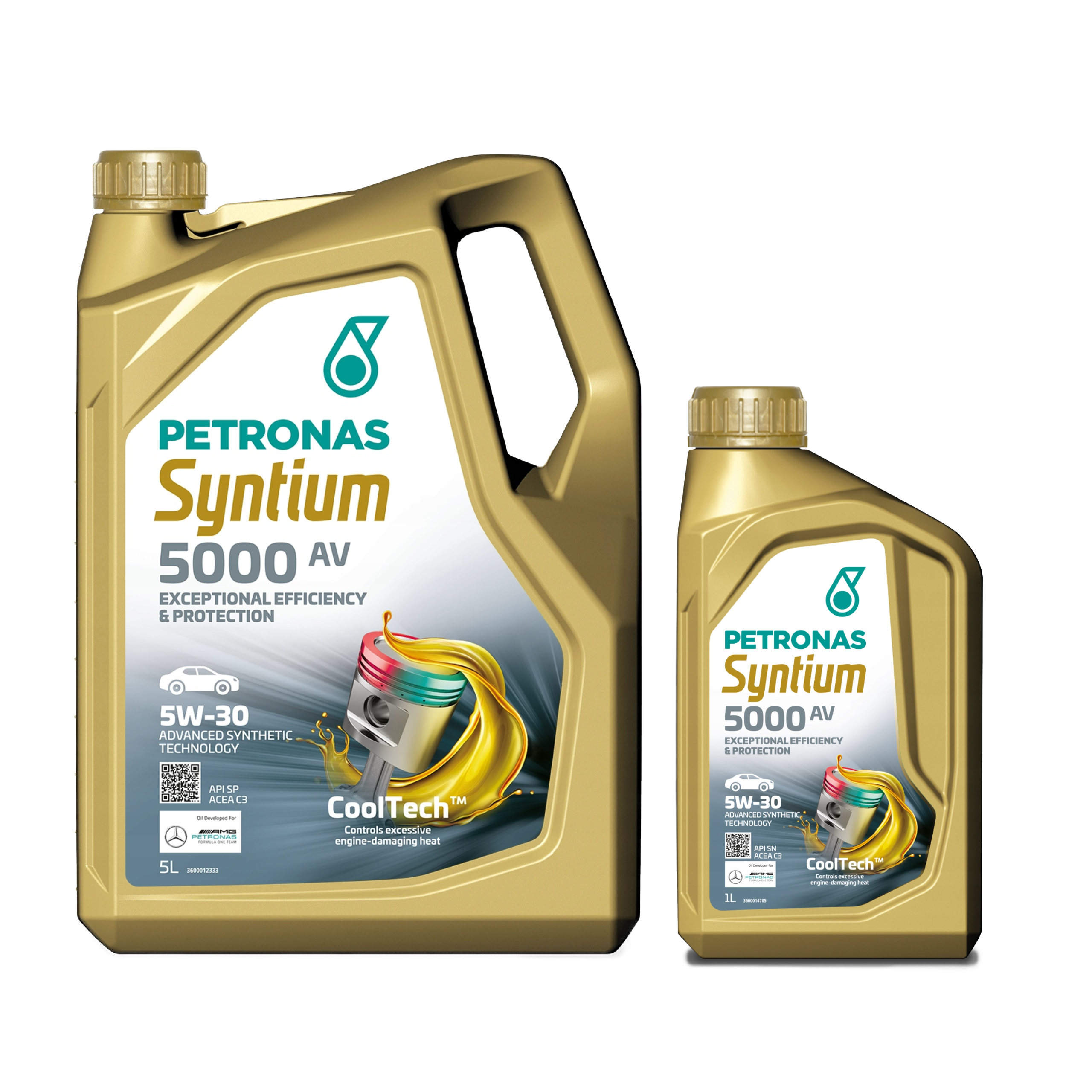 PETRONAS SYNTIUM 5000 AV 5W-30 SN 5L + PETRONAS SYNTIUM 5000 AV 5W-30 SN 1L