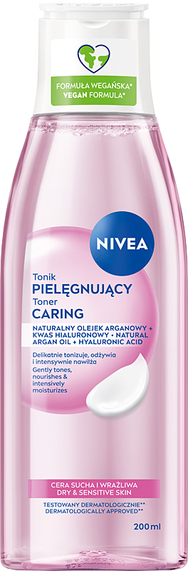NIVEA Pielęgnujący Tonik dla cery suchej i wrażliwej cera sucha 200 ml