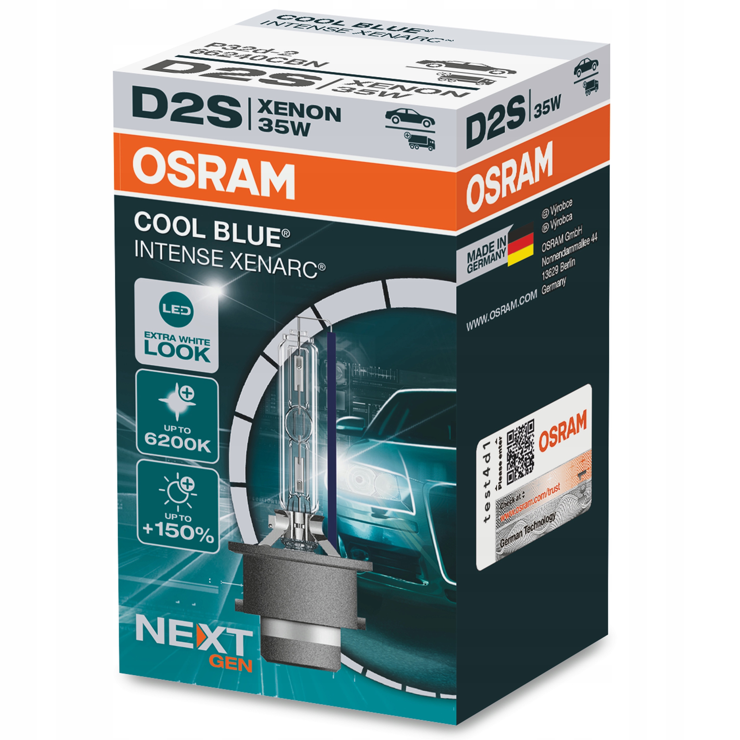 Osram D2S Cool Blue Intense Nowa Generacja x2