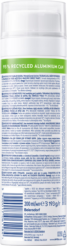 Nivea MEN Sensitive Recovery Regenerująca Pianka do Golenia 200 ml