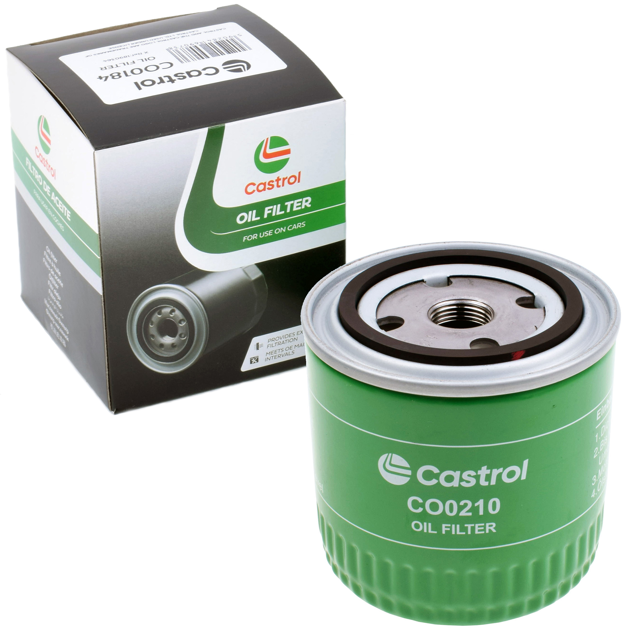Castrol Filters Filtr Oleju CO0210 + Zawieszka Zapachowa gratis