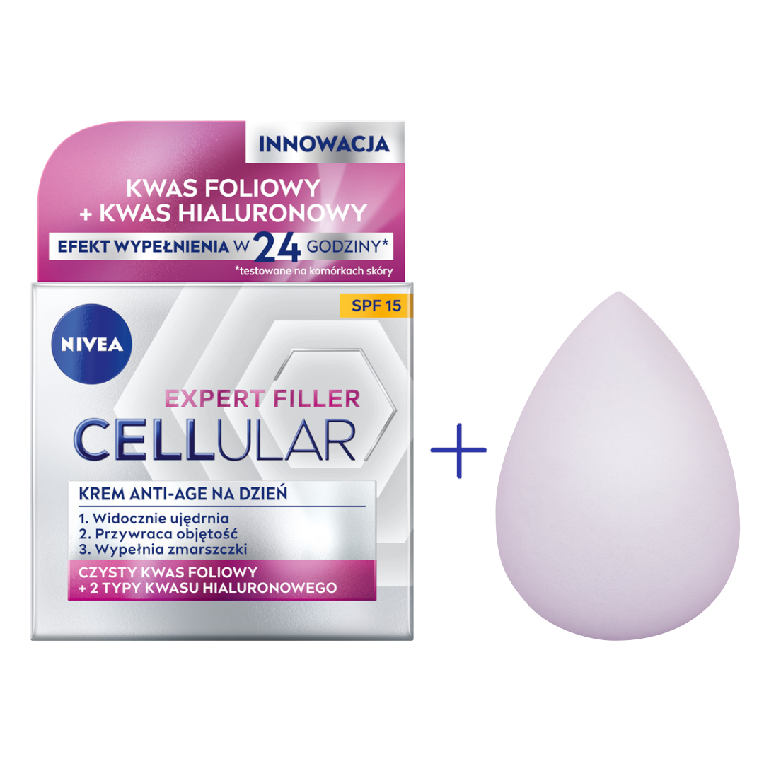 NIVEA Cellular Expert Filler Anti-Age Krem ujędrniający na dzień SPF15 50 ml