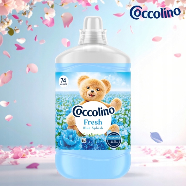930621 Coccolino Fresh Blue Splash 1702ml + 930690 Coccolino Sensitive Romantic Rose 1702ml + 930638 Coccolino Fresh Happy Yellow 1702ml