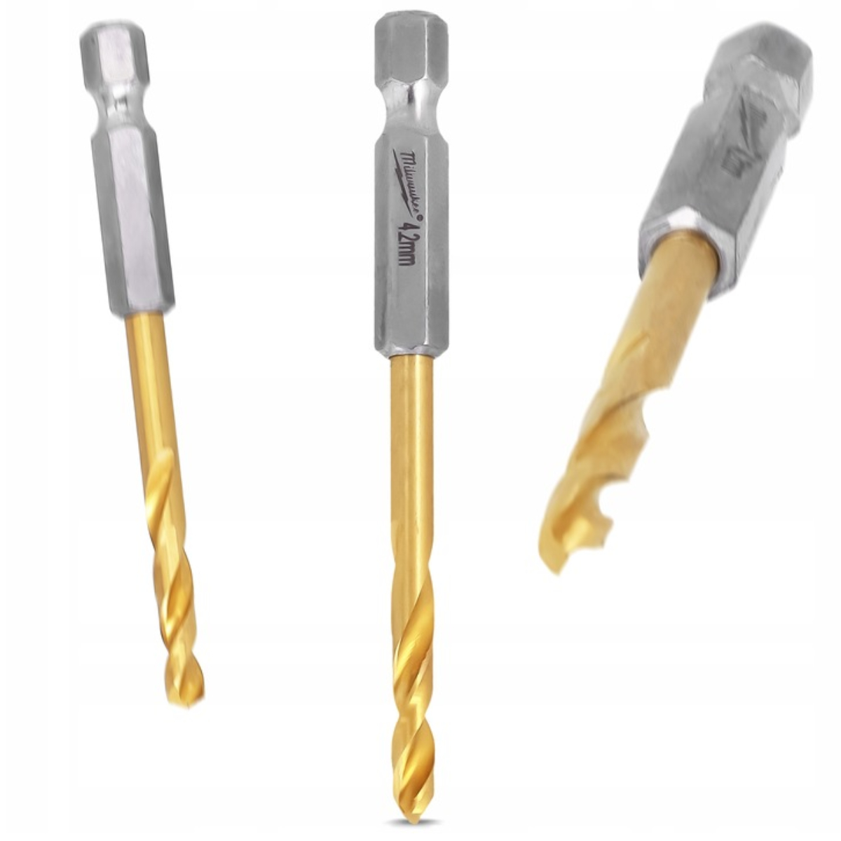 Milwaukee Shockwave wiertło udarowe do metalu HSS-G TiN Red Hex 4,2 mm