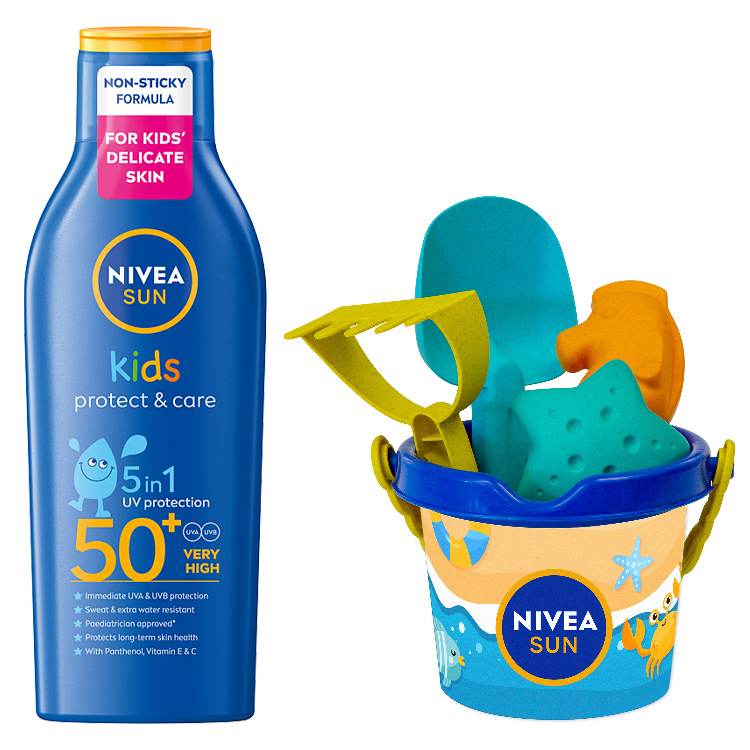NIVEA SUN KIDS Balsam ochronny na słońce dla dzieci SPF 50, 200 ml