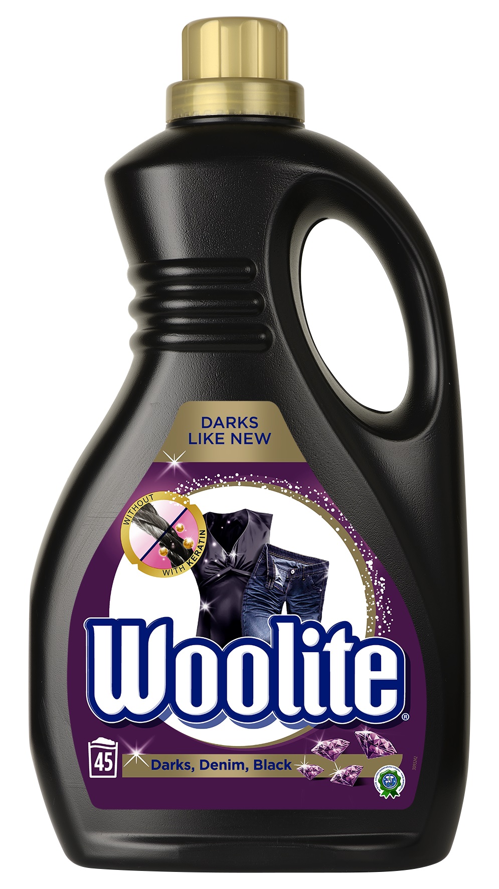 Woolite Dark z keratyną Płyn do Prania Czerń, ciemne kolory i jeans 2,7l
