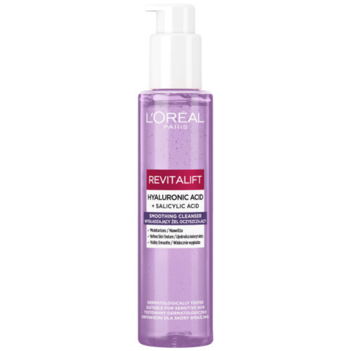 L’Oréal Paris Revitalift Wygładzający żel myjący do twarzy z kwasem hialuronowym 150ml