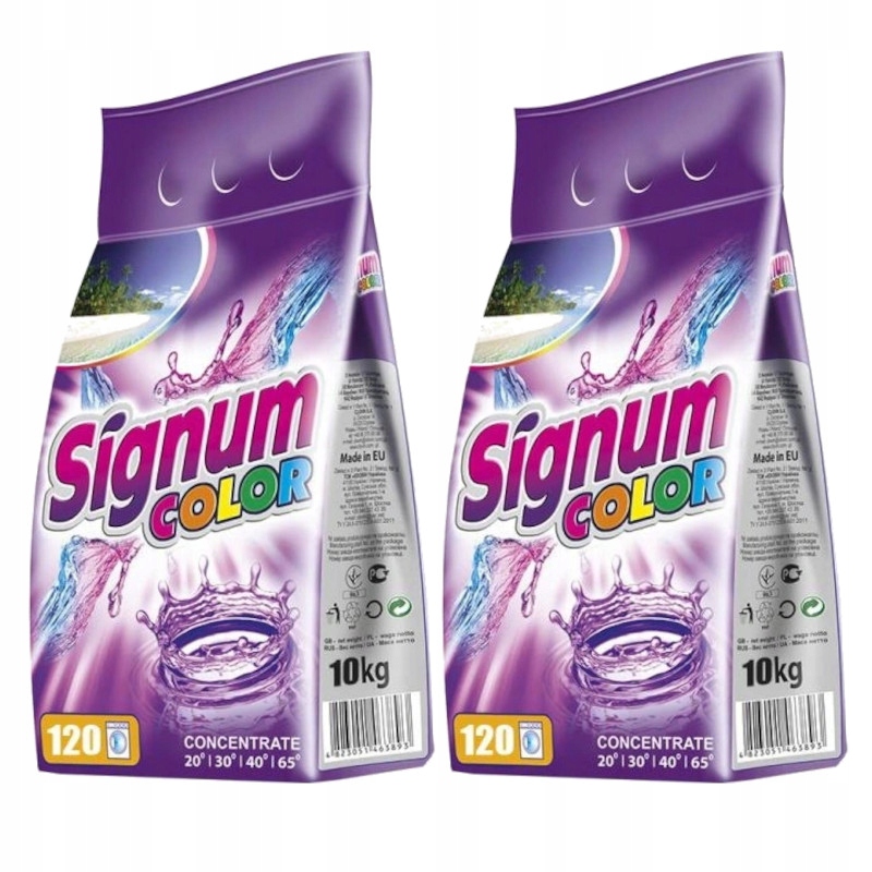 Proszek do prania Signum Color 10kg folia