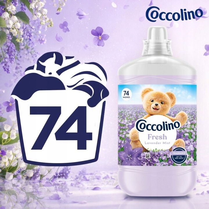 Coccolino Sensitive Cotton Cloud 1702ml + 930645 Coccolino Fresh Lavender 1702ml + 930638 Coccolino Fresh Happy Yellow 1702ml