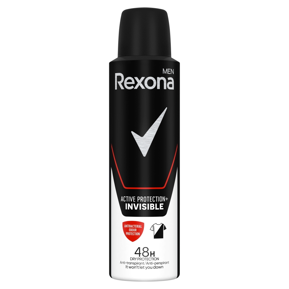 Rexona Men Active Protection+ Invisible antyperspirant w aerozolu 150 ml