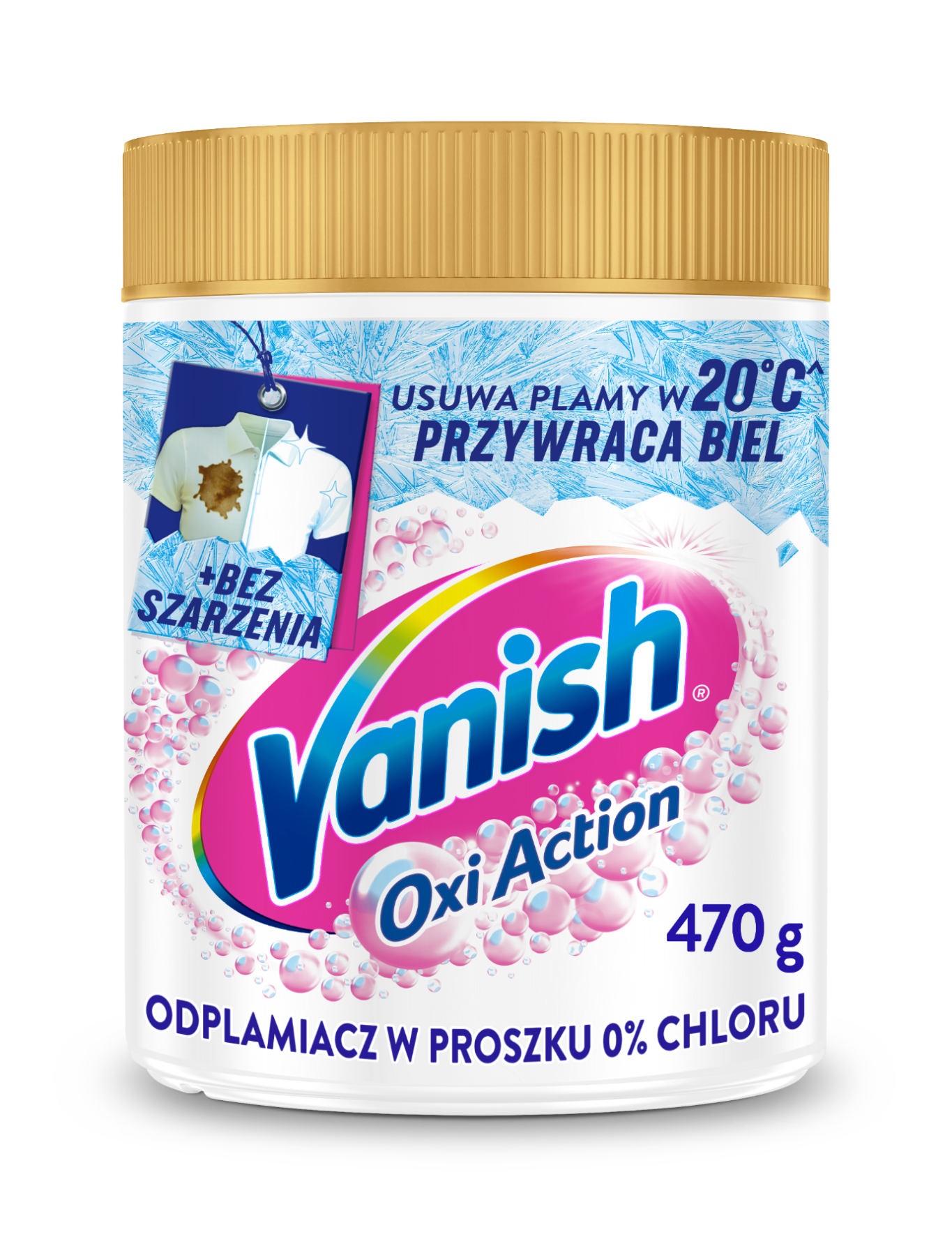 Vanish Oxi Action White 470g MIX V12[zestaw]