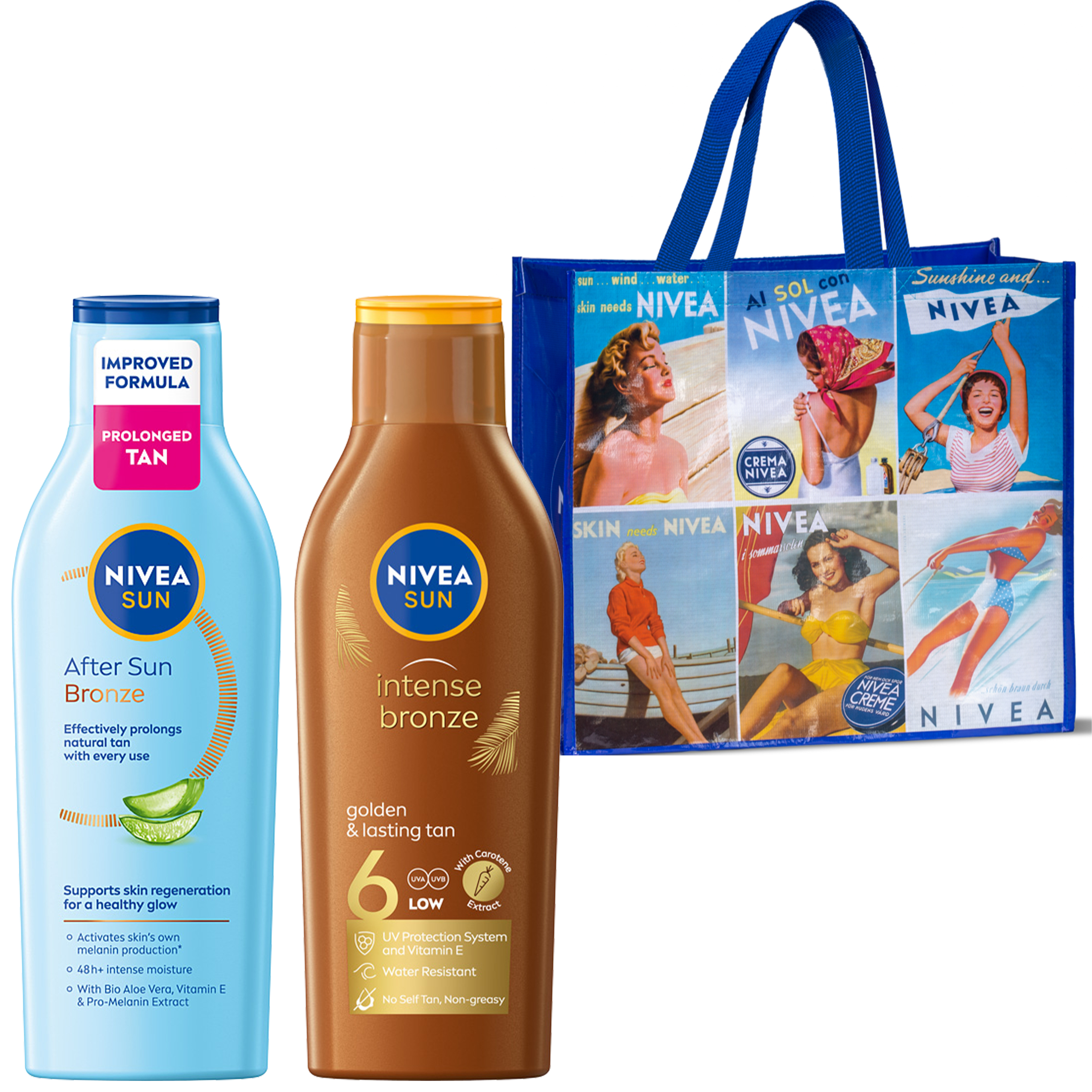 NIVEA SUN Bronze Balsam po opalaniu + Intense bronze Karotenowy balsam