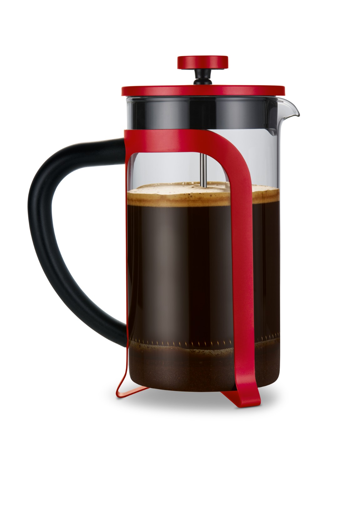 Tchibo Zaparzacz French Press 800ml, czerwony