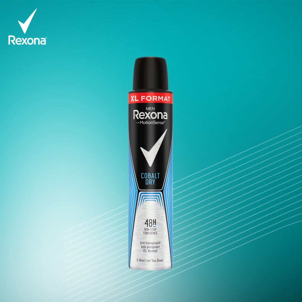 Rexona Men Motion Sense Cobalt Dry antyperspirant w aerozolu 200 ml