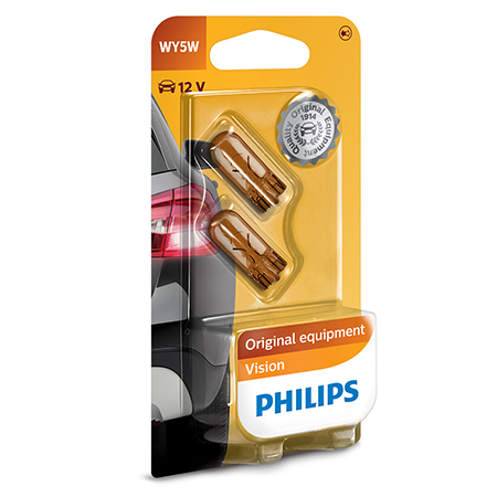 Philips Vision żarówka samochodowa WY5W 12 V 2 szt.