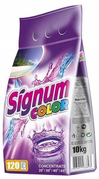 Proszek do prania Signum Color 10kg folia
