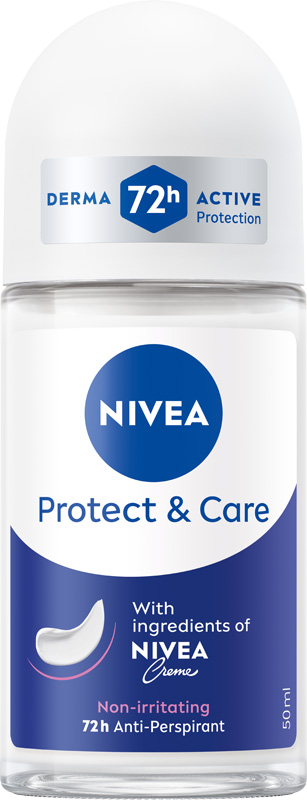 NIVEA Protect&Care Łagodny Antyperspirant 72h ochrony w kulce 50ml